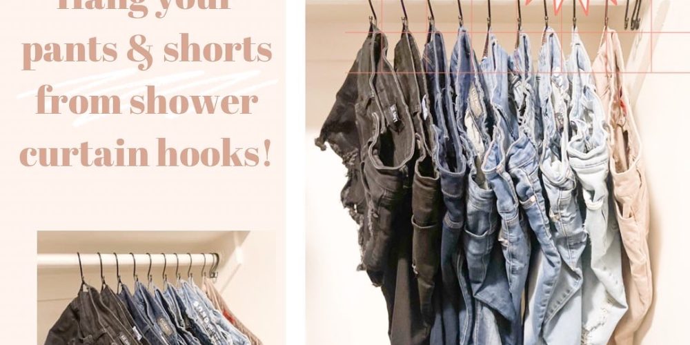 The Best Closet Hack for Hanging Your Jeans, Pants & Even Shorts