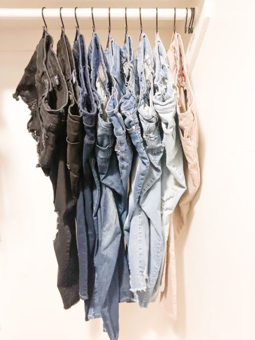 The Best Closet Hack for Hanging Your Jeans, Pants & Even Shorts ...